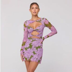 NWOT RESA Marissa mini dress in aster print